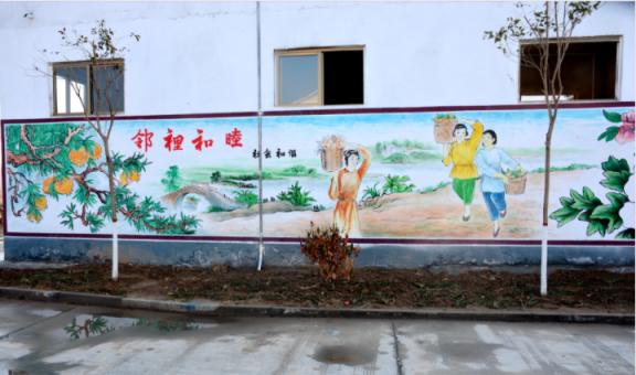 宁陵乡镇文化墙 乡风文明焕发新活力