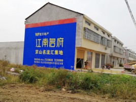 宁陵农村墙体广告在不同形式上面展现的不同特色