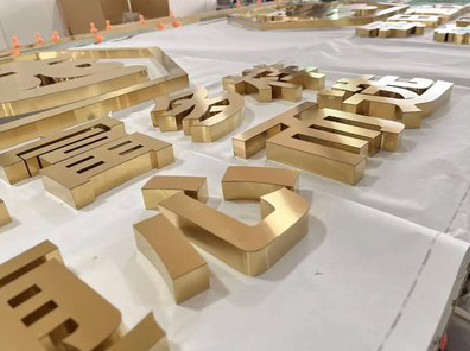 宁陵拉丝不锈钢字的特点。