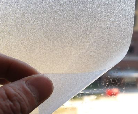 宁陵玻璃门外面粘广告用什么材料好？